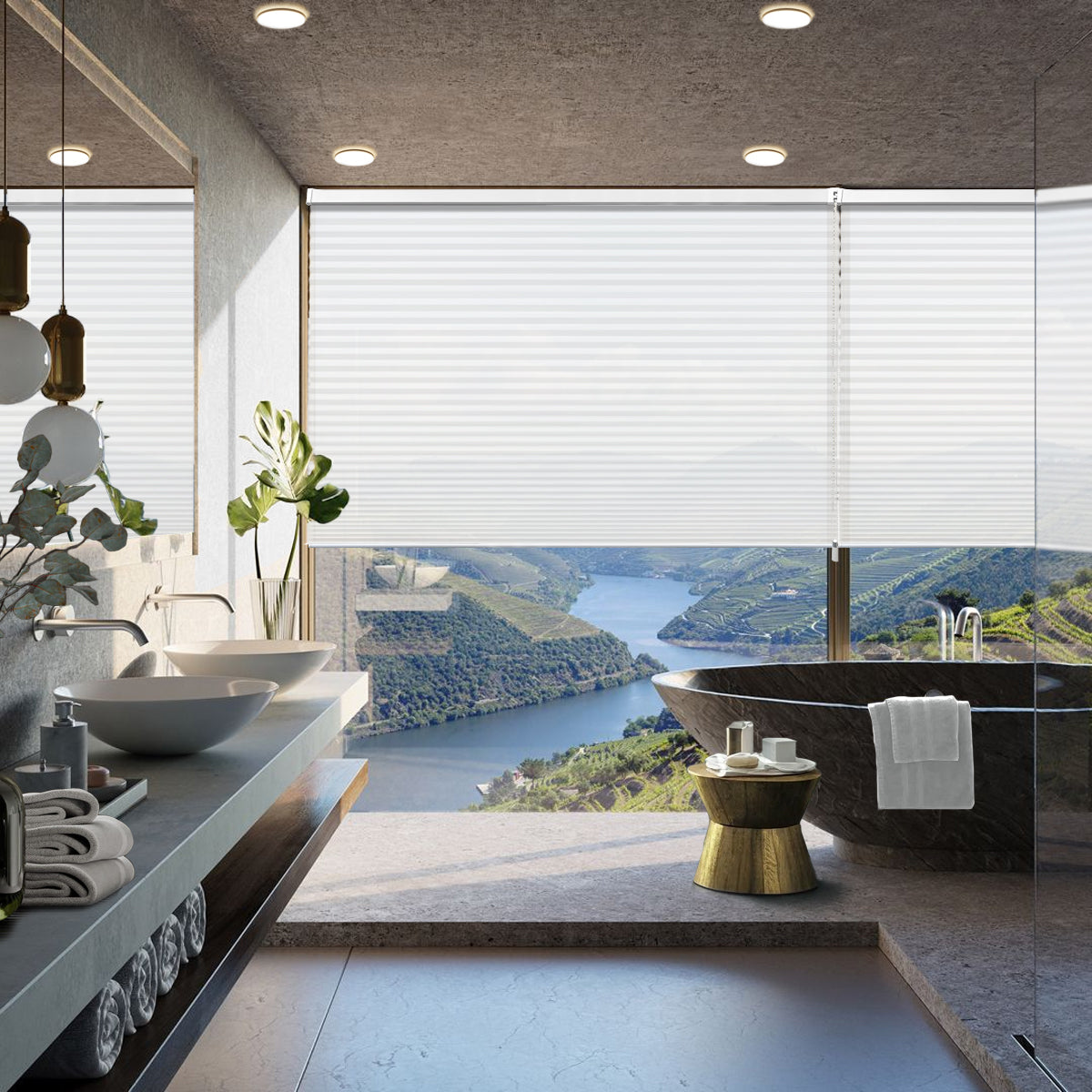 Midiro 26mm Semi Blackout Honeycomb Blinds Custom Made