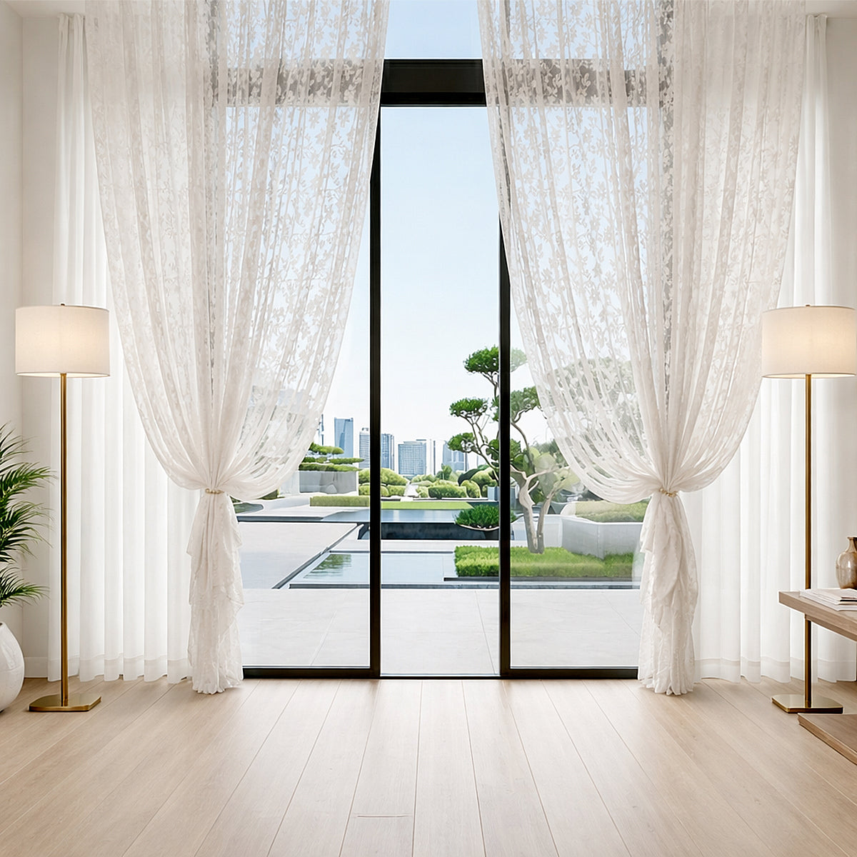 Velora Sheer Curtain / Net Curtain Ready Made