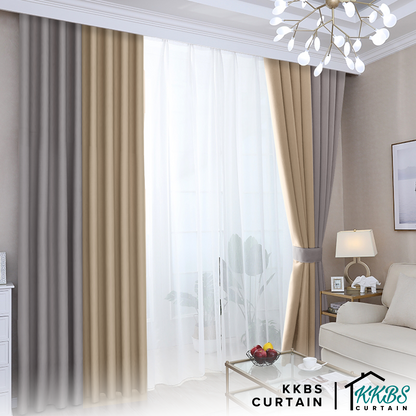 Canola Curtain Minimalist Hook &amp; Eyelet