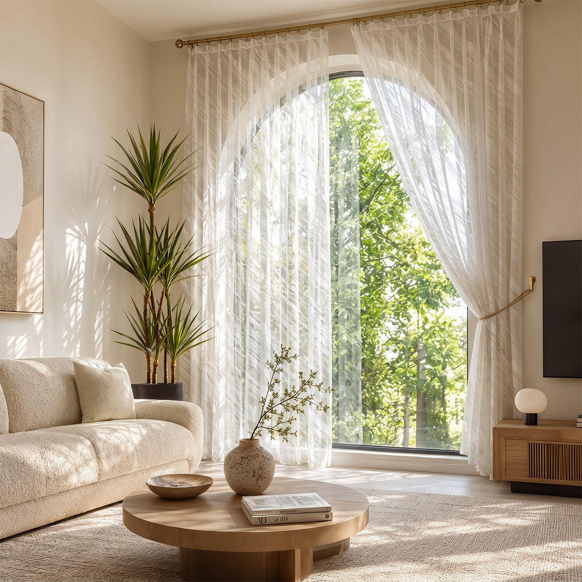 Lumina Sheer Curtain / Net Curtain Ready Made