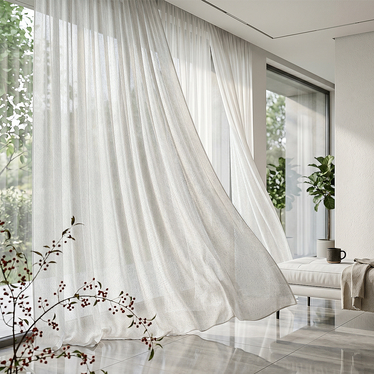 Kala Sheer Curtain Custom Made
