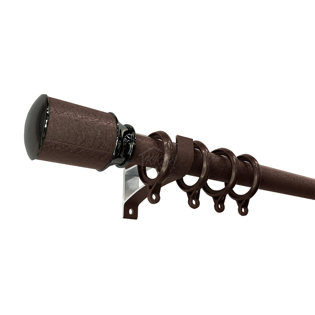 Bracket Double Batang Langsir Luxstony Mocha
