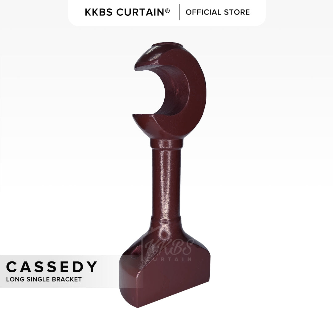 Cassedy Bracket Single Panjang Warna Merlot Gelap