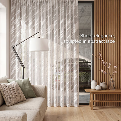 Lumina Sheer Curtain / Net Curtain Ready Made