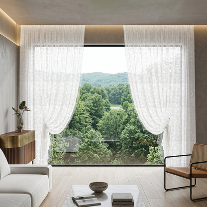 Sakura Sheer Curtain / Net Curtain Ready Made