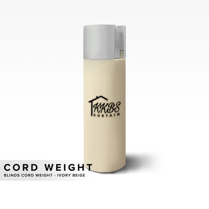 Blinds Cord Weight - Ivory Beige