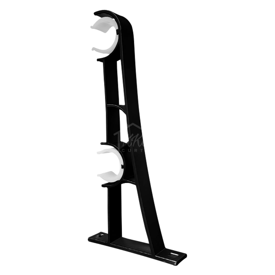 Morandy Bracket Double Warna Hitam Obsidian
