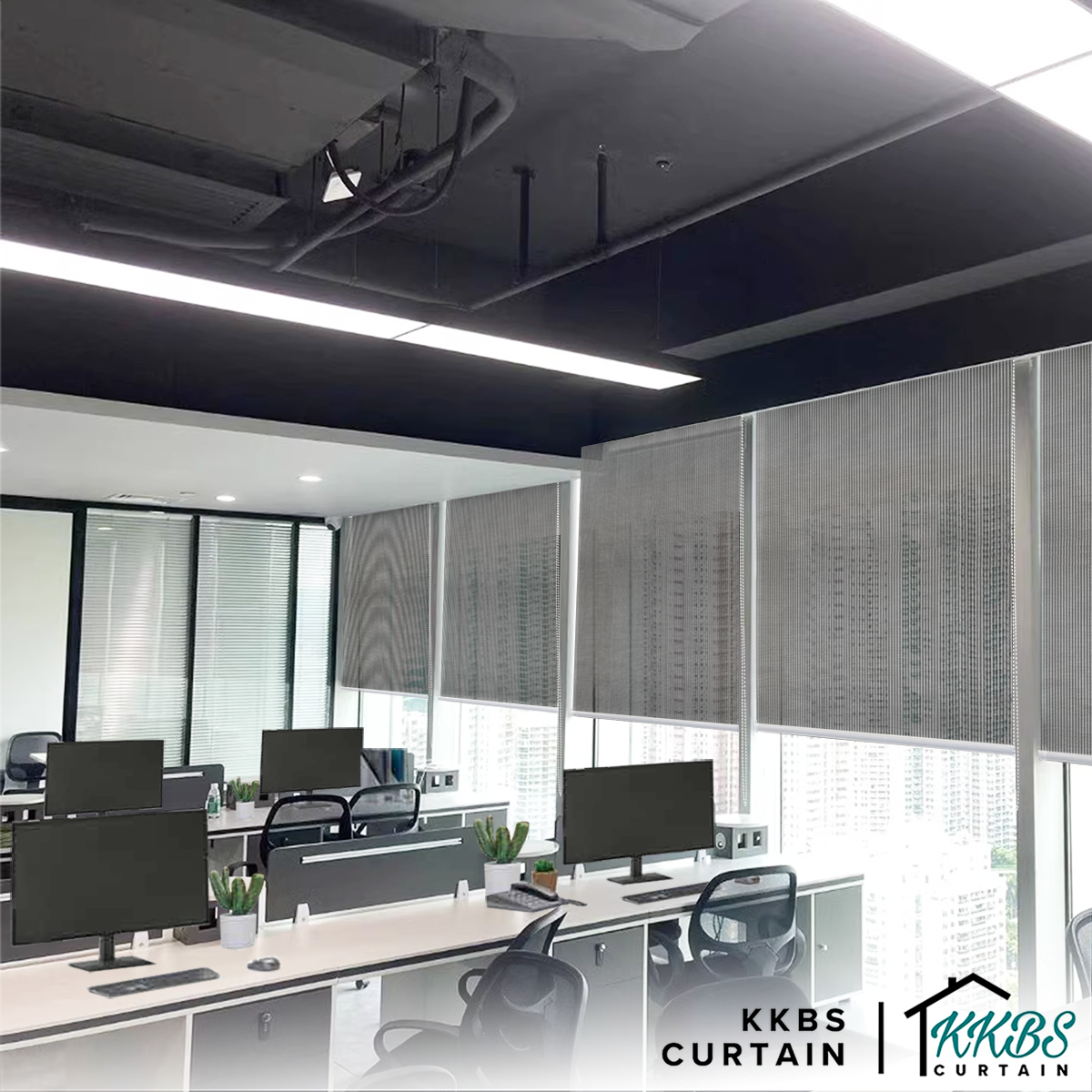 Cesario Sunscreen Roller Blinds Dibuat Tersuai 