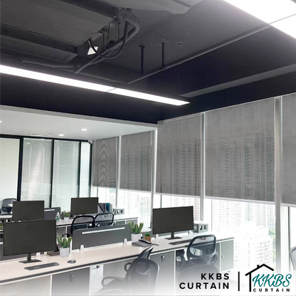 Cesario Sunscreen Roller Blinds Dibuat Tersuai 