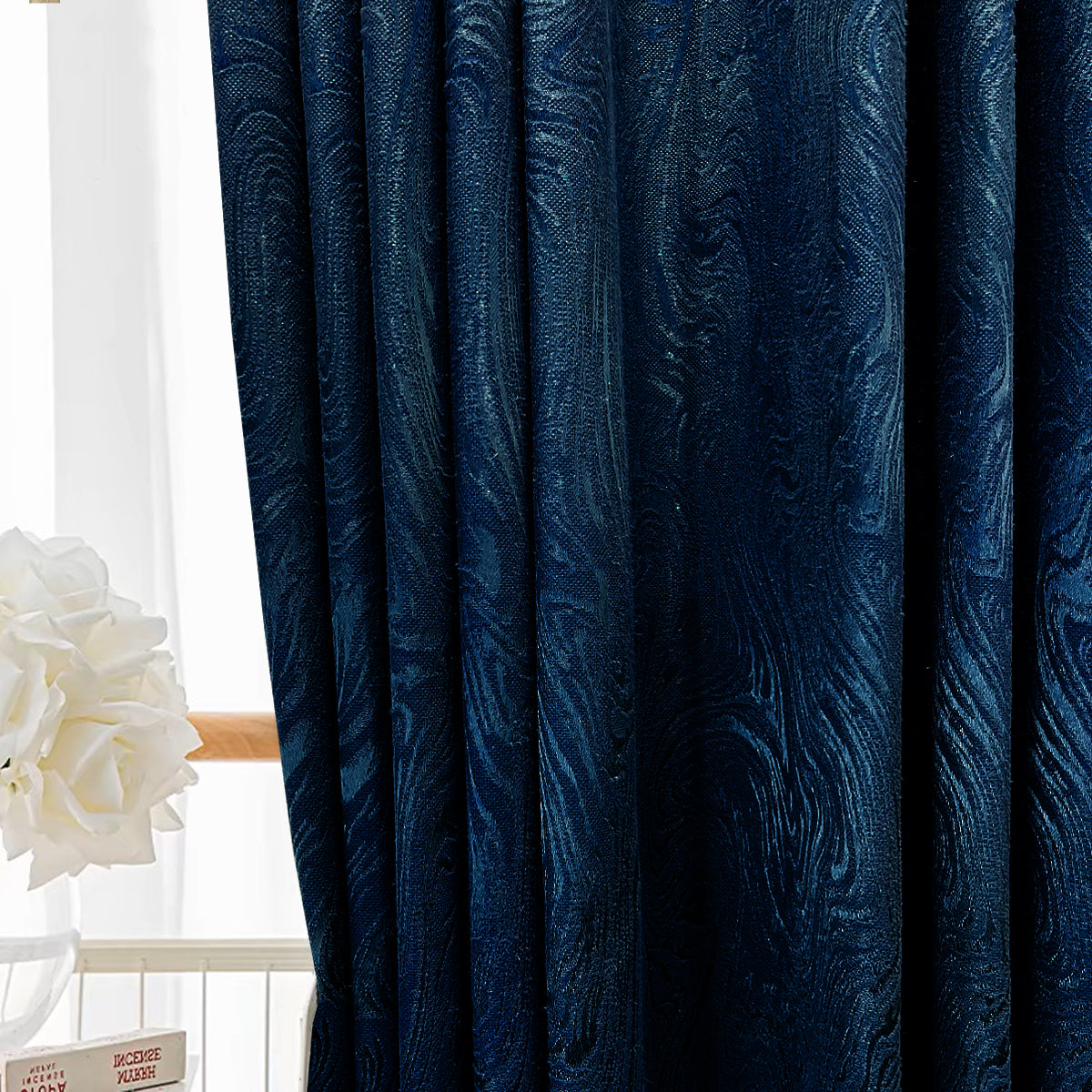 Neluna Semi Blackout Curtain Ready Made - Standard Width