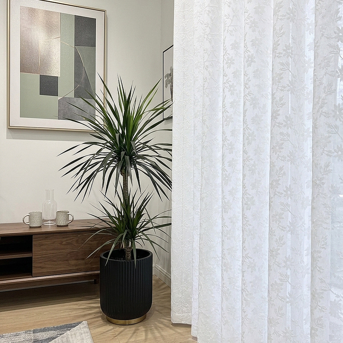 Velora Sheer Curtain / Net Curtain Ready Made