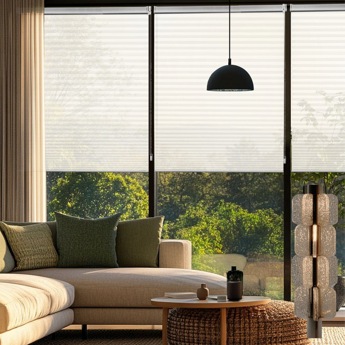 Noriko 38mm Semi Blackout Honeycomb Blinds Custom Made