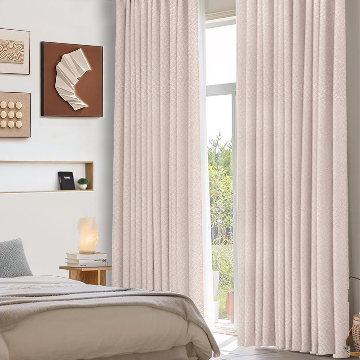 Morina 85-95% Blackout Curtain Ready Made - Extra Width