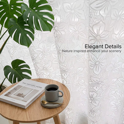 Sakura Sheer Curtain / Net Curtain Ready Made