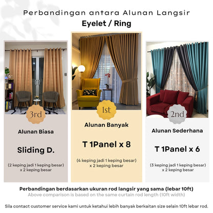 Langai Separa Gelap Tempah Khas Adelia