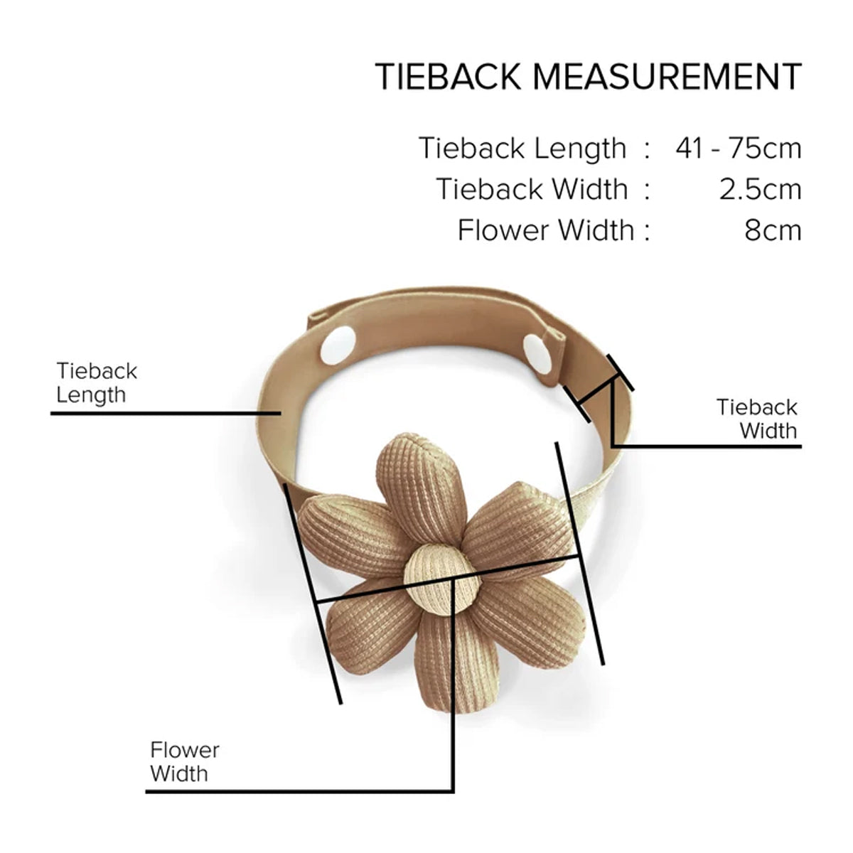 Florie Curtain Tieback