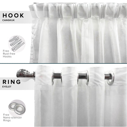 Jovanna Sheer Curtain Ready Made