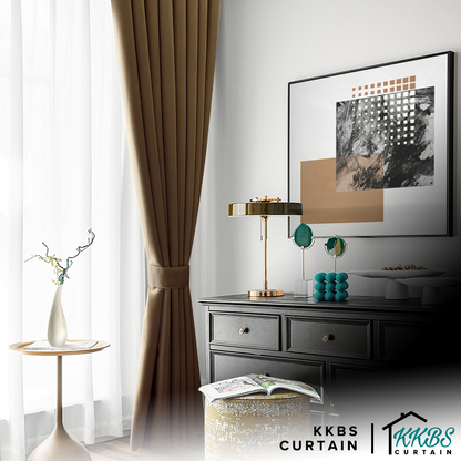 Canola Curtain Minimalist Hook &amp; Eyelet