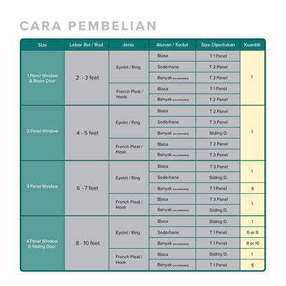 Langai Separa Gelap Tempah Khas Adelia