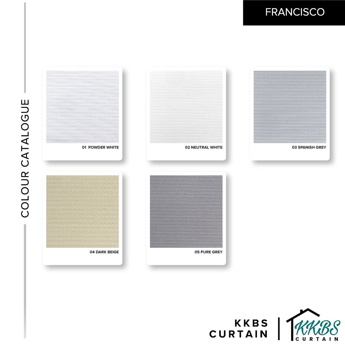 Francisco 100% Tirai Zebra Dibuat Tersuai 