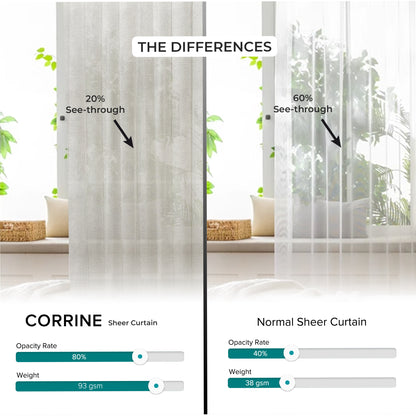 Corrine Langsir Sheer Tempahan