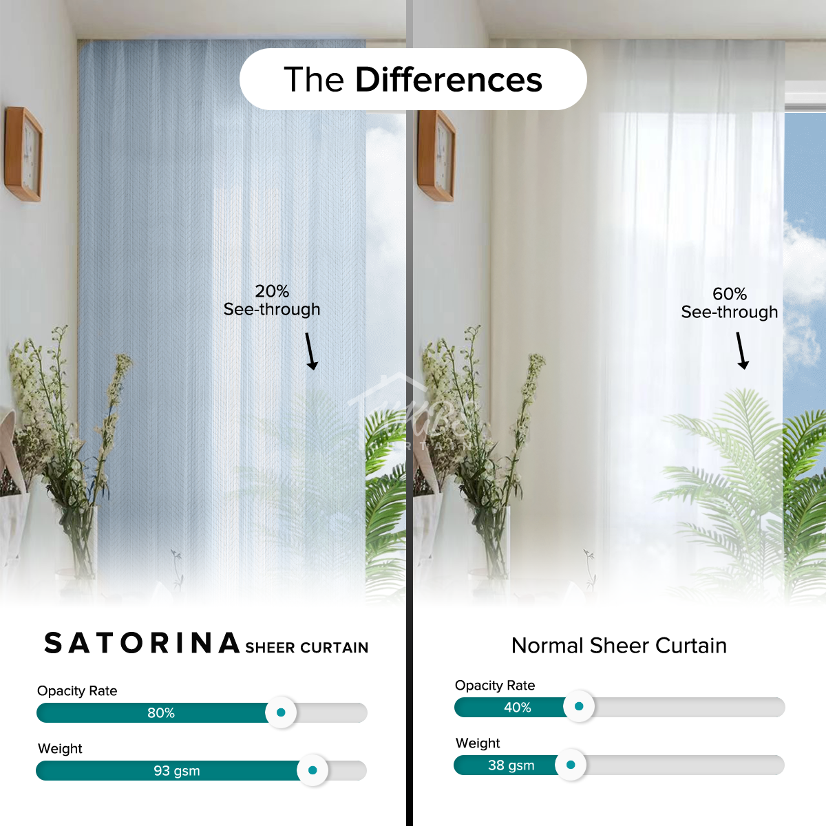 Satorina 薄纱窗帘定制