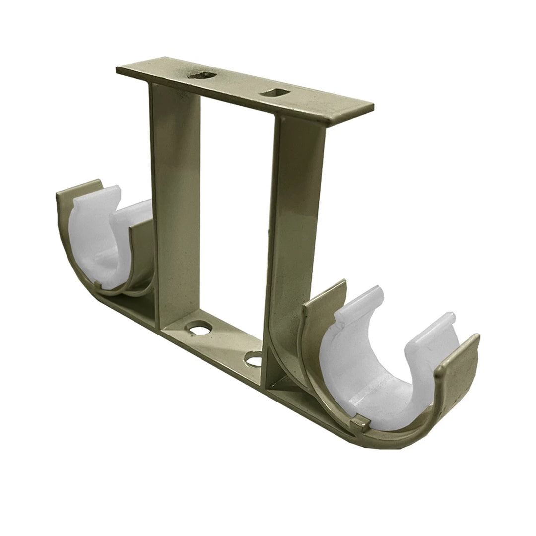 Morandy Curtain Rod Double Ceiling Bracket - Luxury Champagne