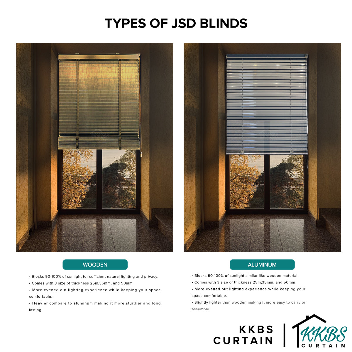 Sumiko 25mm Venetian Blinds Custom Made