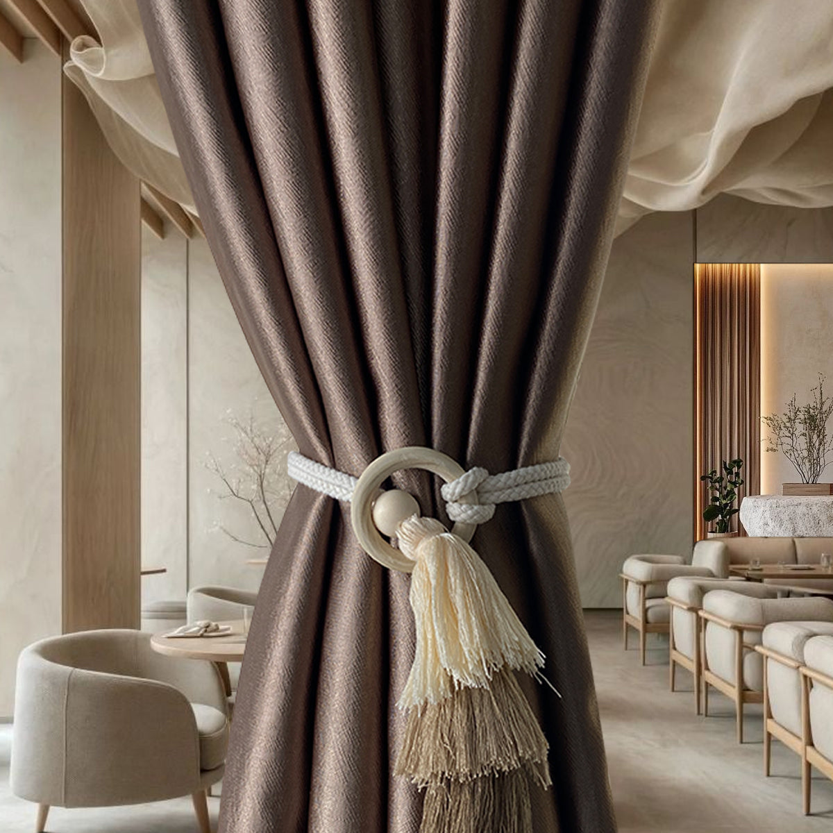 Muphie Tassel Curtain Tieback