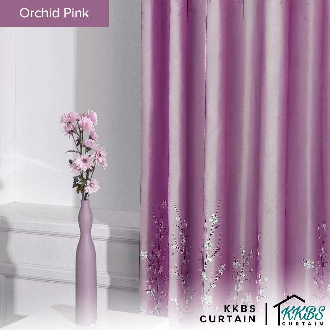 [BUY 1 FREE 1]  Lavinia Semi Blackout Curtain Ready Made