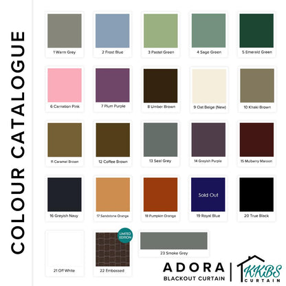 Adora Blackout Curtain Custom Made
