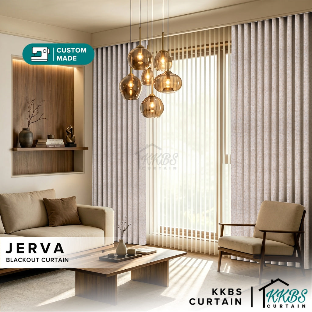 Jerva Blackout Curtain Custom Made