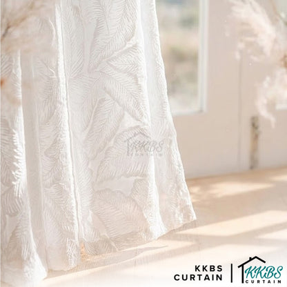 Alvera Sheer Curtain / Net Curtain Ready Made French Pleat Hook &amp; Ring Eyelet
