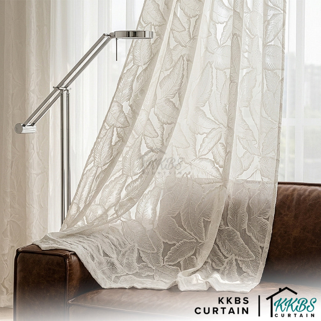Alvera Sheer Curtain / Net Curtain Ready Made French Pleat Hook &amp; Ring Eyelet
