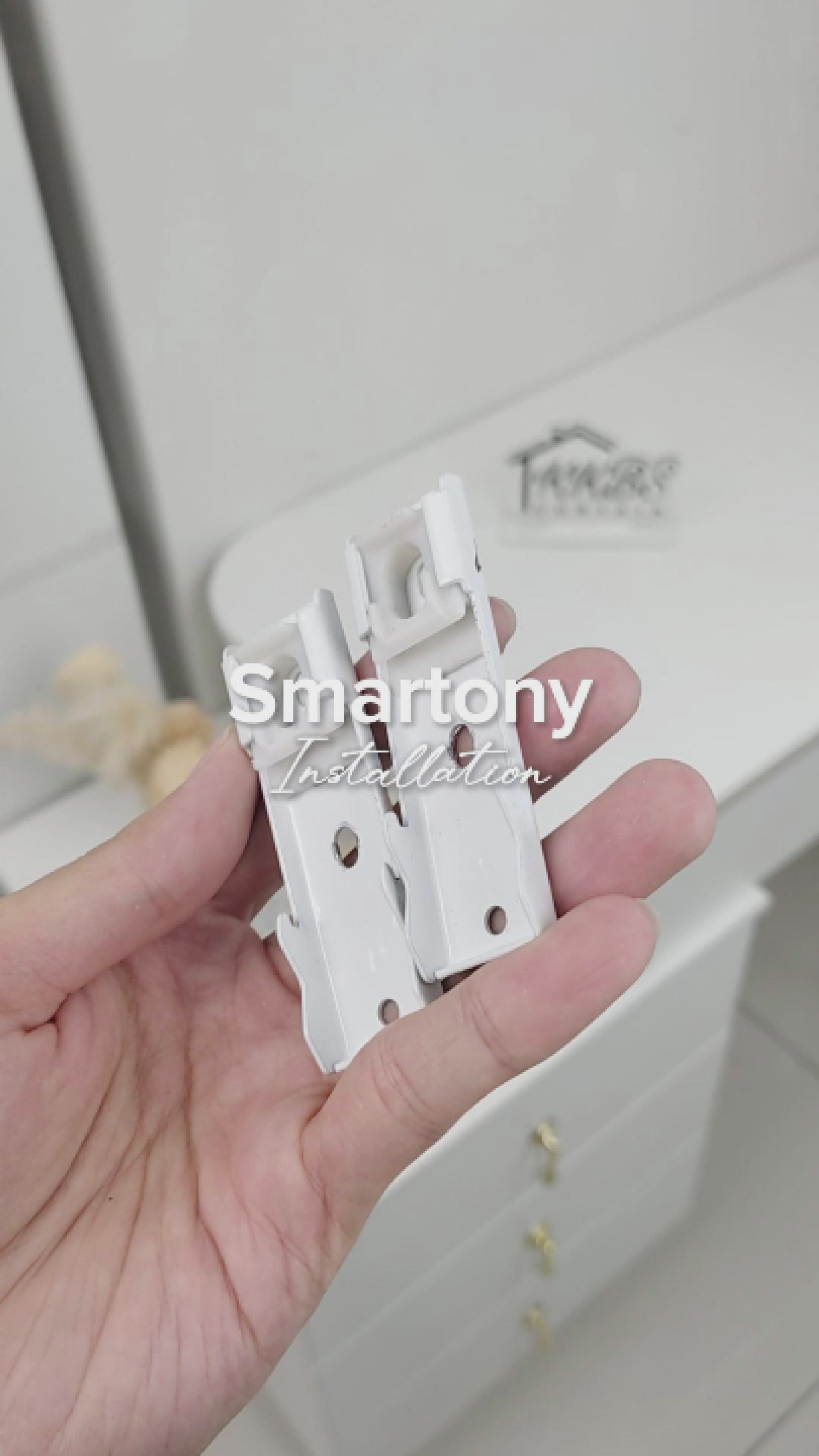 Smartony Wi-Fi / ZigBee Track Langsir Bermotor Set Lengkap