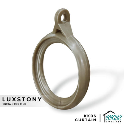 Cincin Batang Langsir Luxstony Khaki Brown