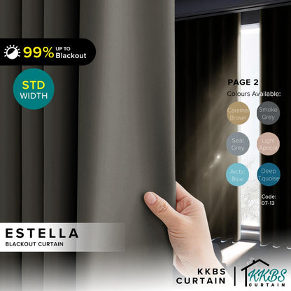 Estella Langsir 90 - 99% Blackout Siap Jahit (Page 2)