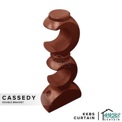 Cassedy Bracket Double Warna Mahohani Asli