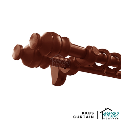 Cassedy Bracket Double Warna Mahohani Asli