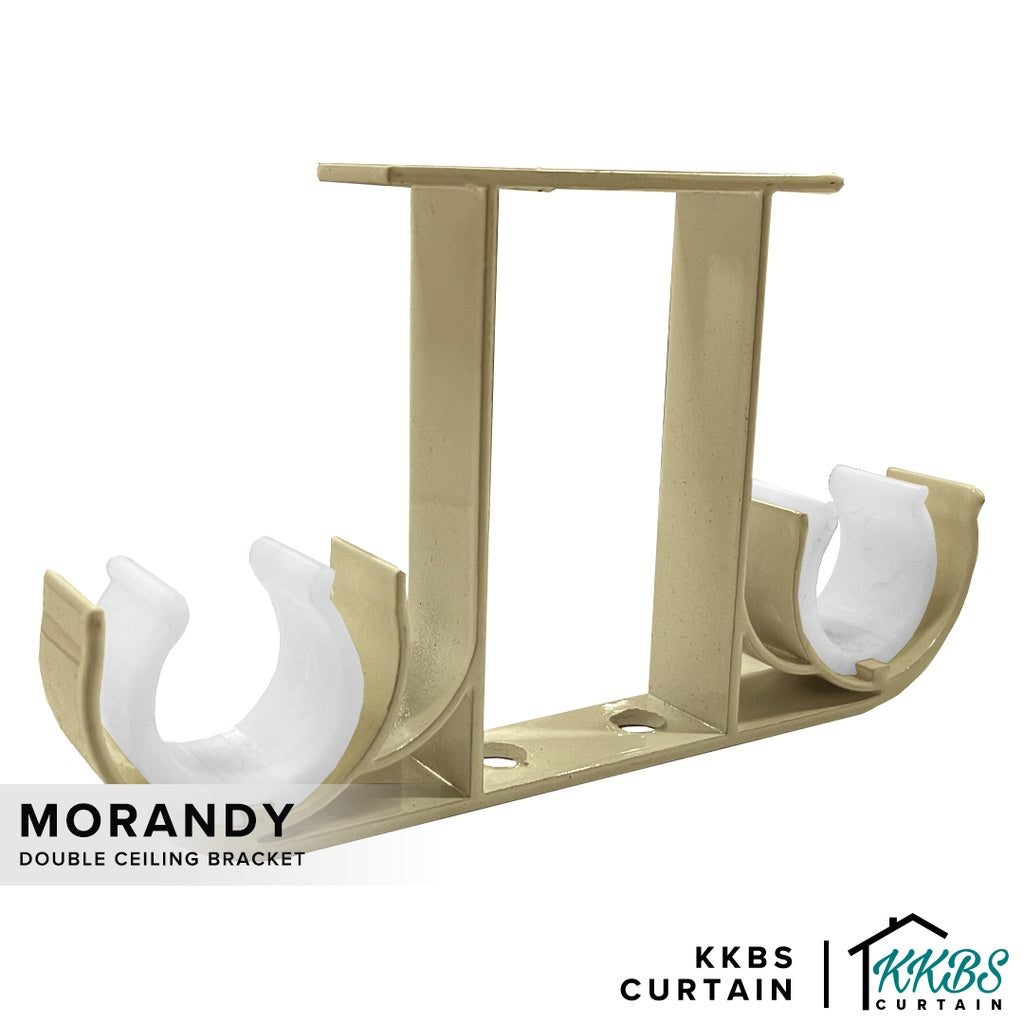 Morandy Bracket Siling Double Emas Cerah