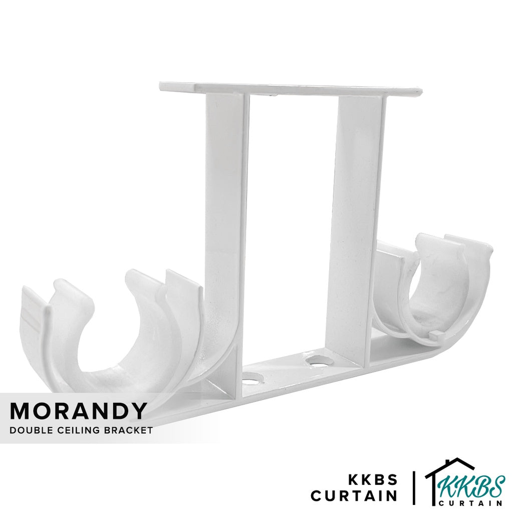 Morandy Bracket Siling Double Putih Mutiara
